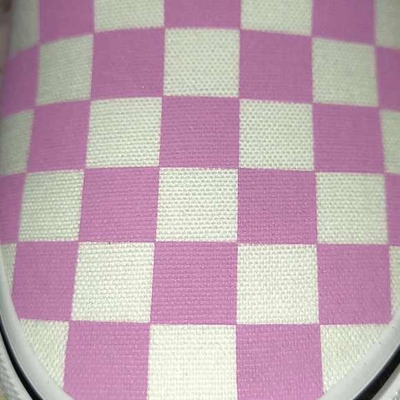 Vans purple lace up checkerboard women's size 9 - Picture 5 of 11